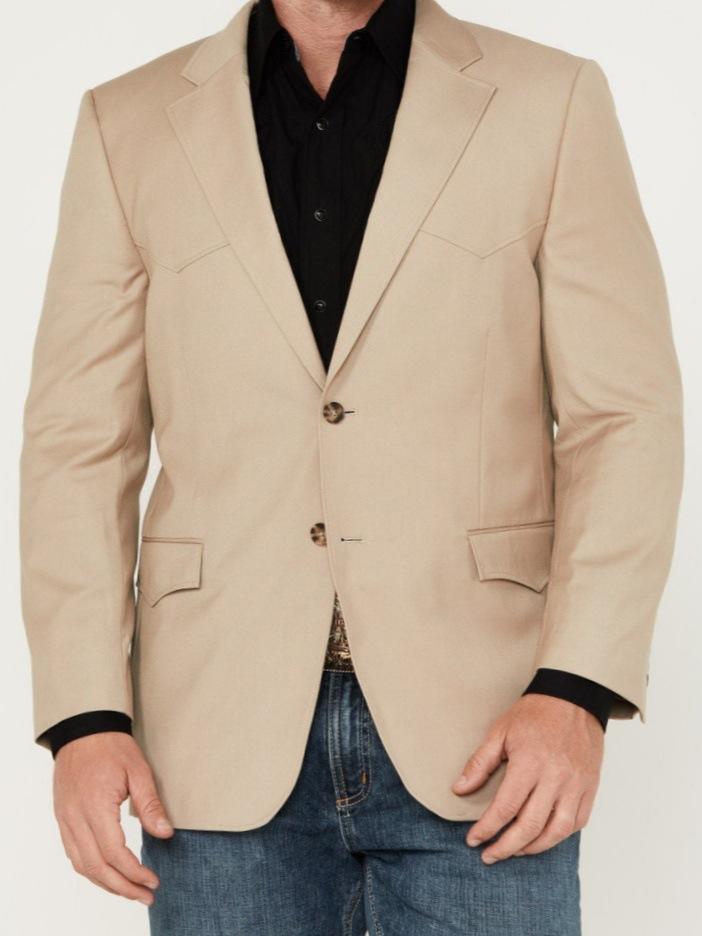 Men s suit single-breasted double-buckle pocket casual commuter suit jacket European and American men s clothing S