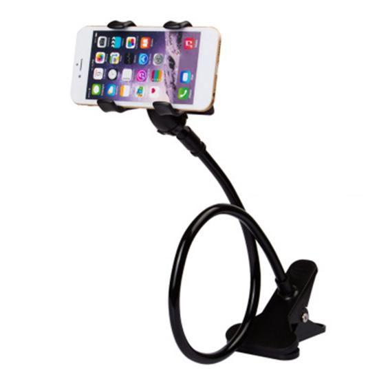 

Держатель для телефона Гибкая гусиная шея ABS Ленивый кронштейн Крепление для телефона для мобильного телефона чёрный