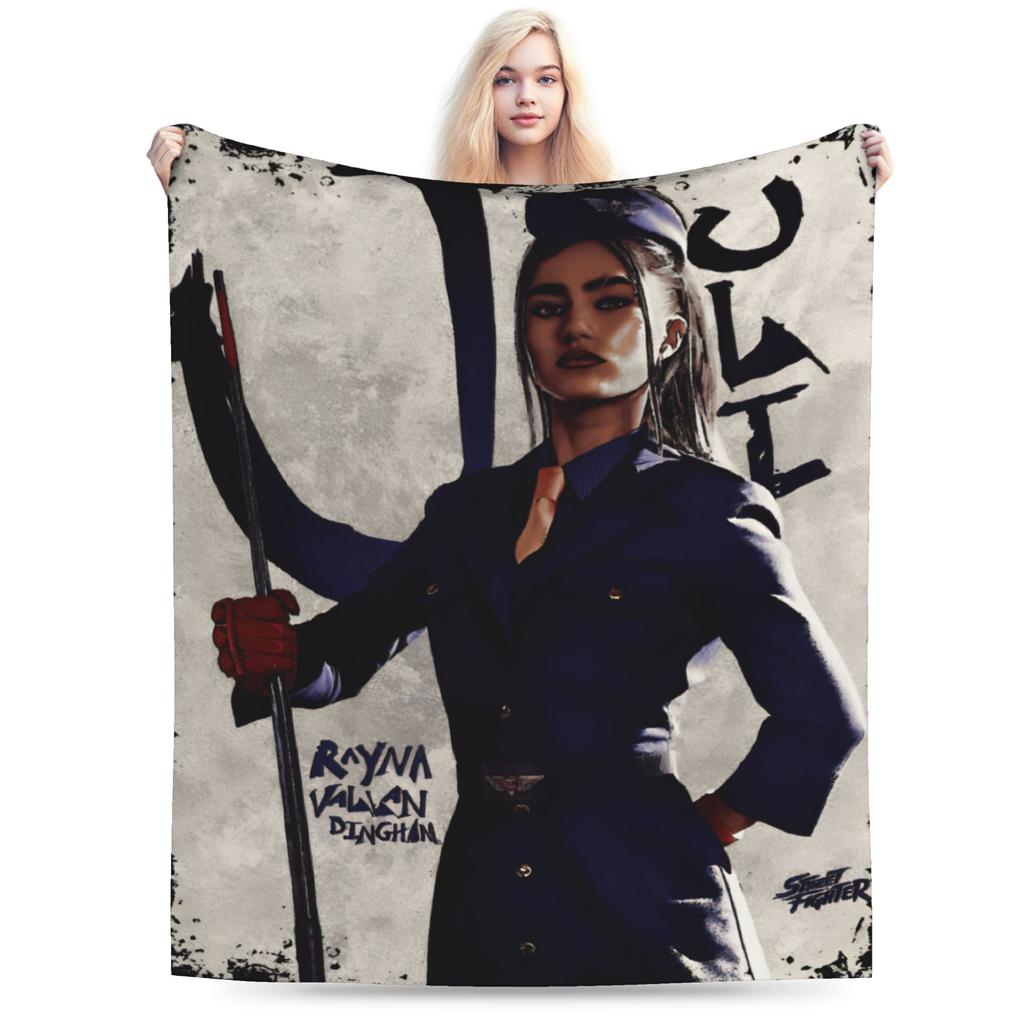 Streets Fighters Movie Blanket Coral Fleece Plush Relax Ultra-Soft Throw Blanket for Bedroom Plush Thin Quilt