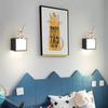 Modern Home Children's Moon Cartoon Background Wall Lighting Minimalist Creative Astronaut Bedroom Bedside Sconce Lamps for Room