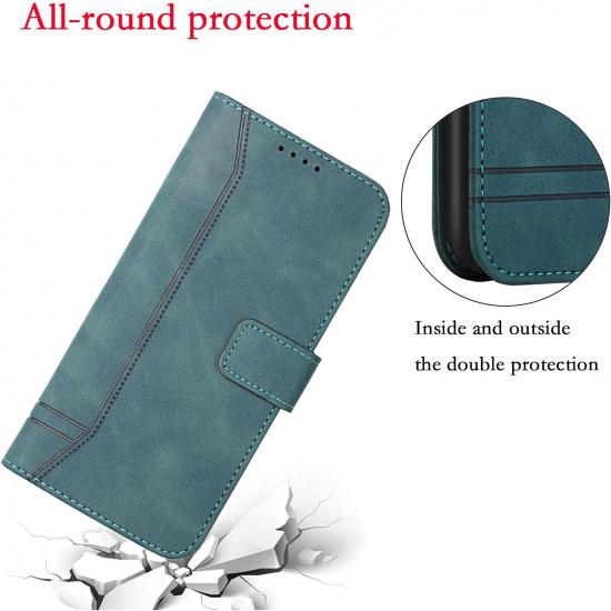 

Case for Moto G85 5G, Moto G85 5G Wallet Case with Card Holder Leather Flip Case with Kickstand Magnetic Shockproof Wallet Case for Motorola Moto G85 чёрный