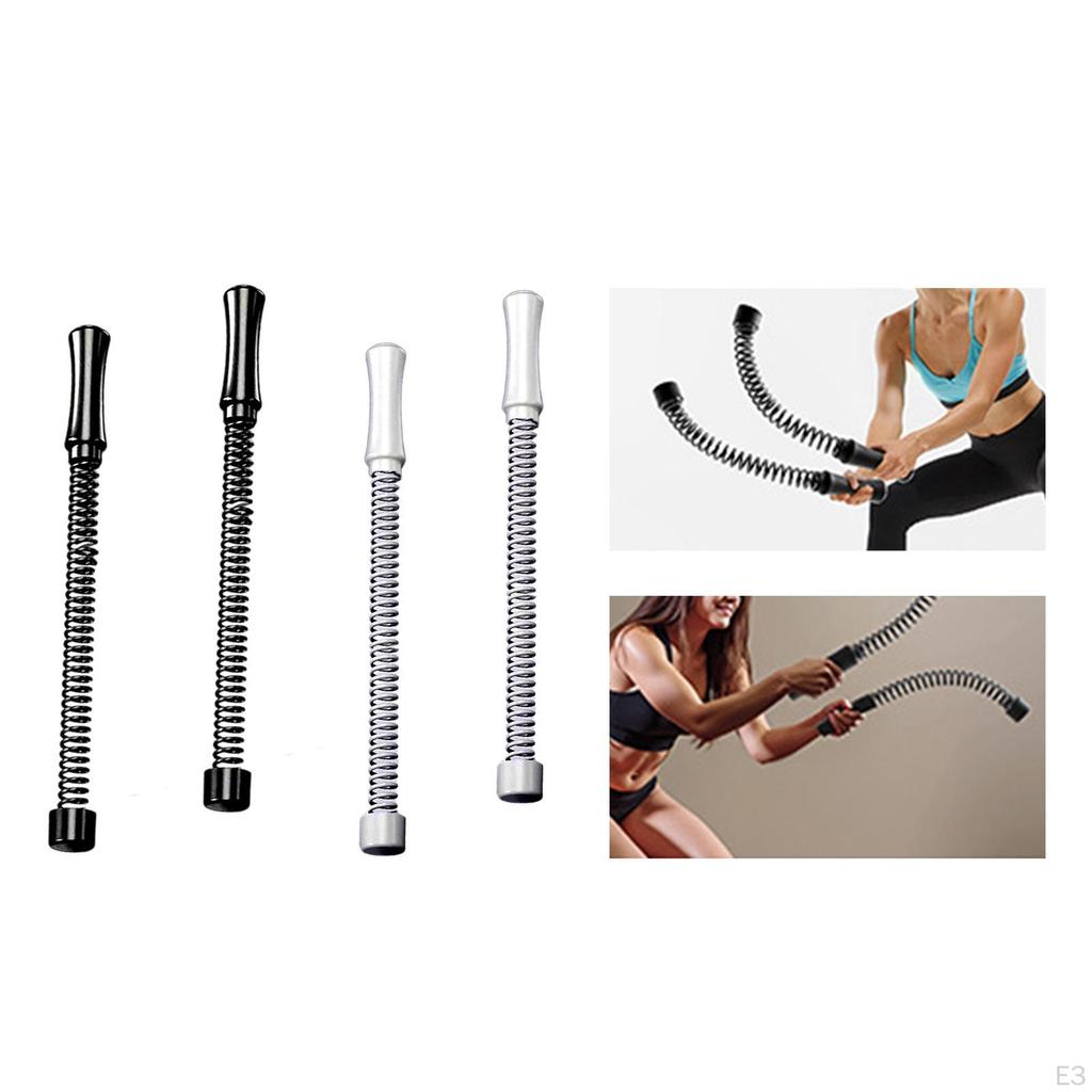 2Pcs Ropeless Battle Ropes Spring Sticks for Office Muscle Building Home Gym