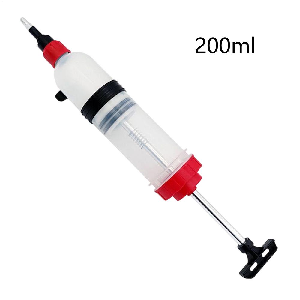 0.2/0.5L/1.5L Car Oil Fluid Extractor Filling Syringe Auto Oil Change Syringe W/Hose Manual Fuel Fluid Oil Change Evacuator Pump