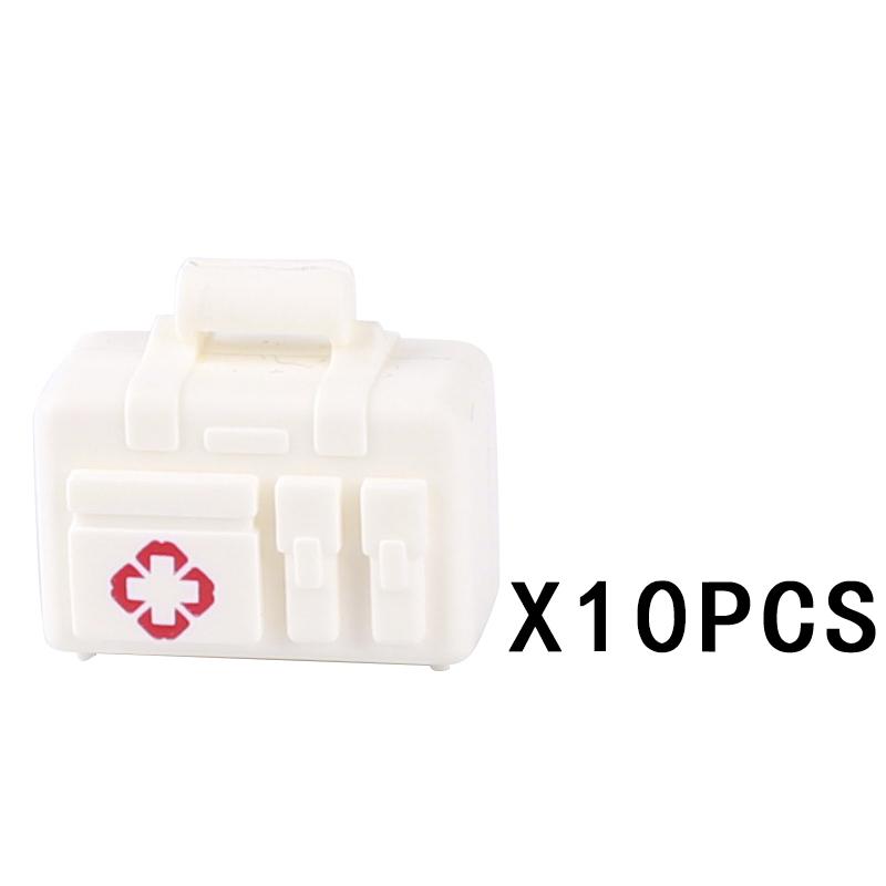 MOC Military SWAT Soldiers Building Blocks Accessories Set Medical Box Vest Backpack Bricks Kids Gift