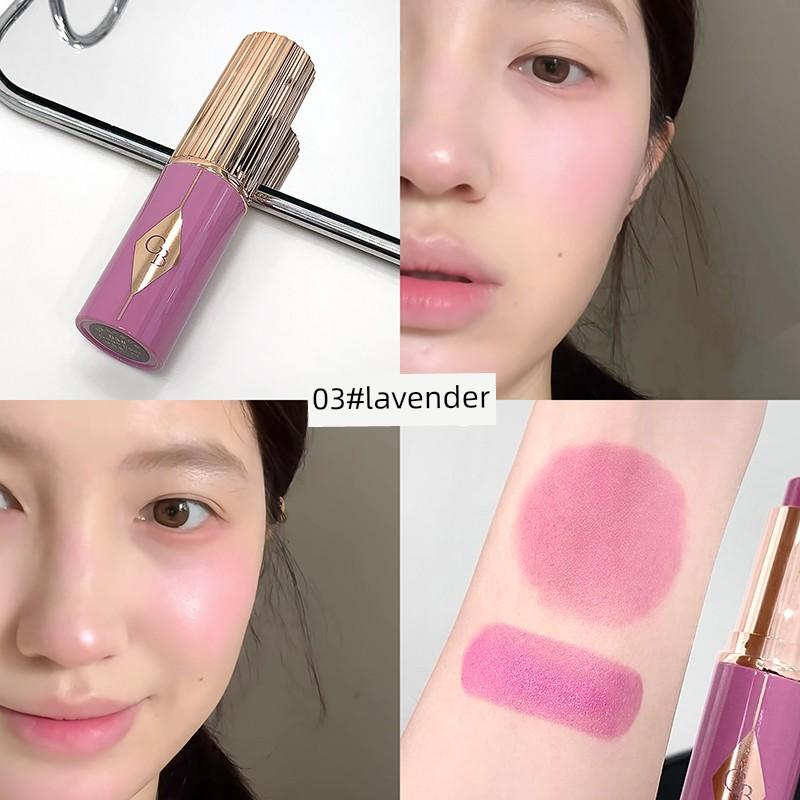 New Blush Stick Single Color Expanding Color Shrinking Blush for Women Portable Makeup Setting Natural Makeup Authentic Flagship Store