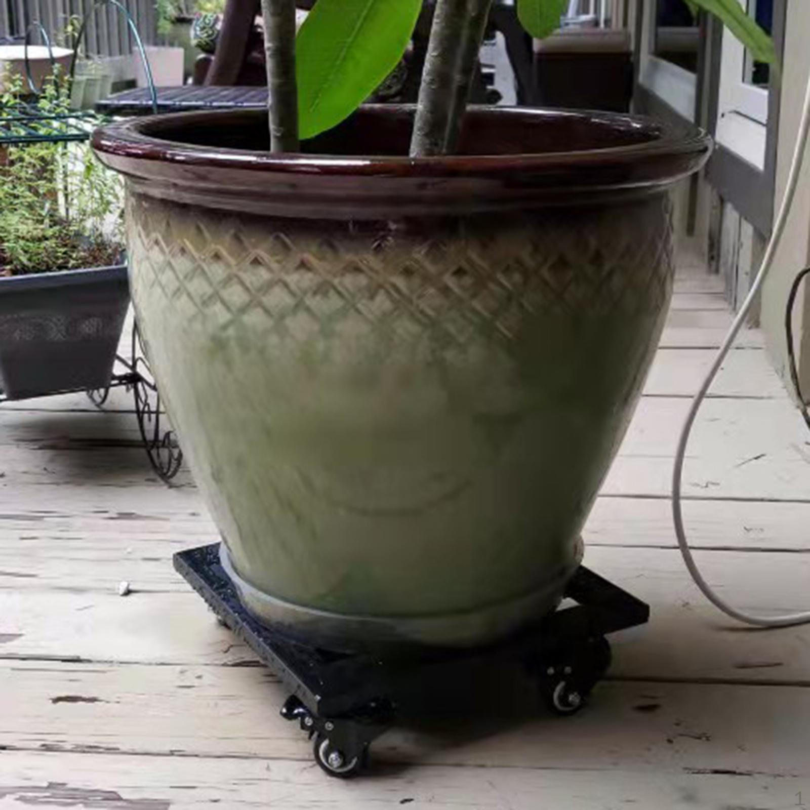 

Подставка для цветов на колесиках с фиксаторами, металлическая, для комнатных растений, двора 30cm