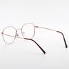 Alloaiweeo [Alo Basic] Al8203 1414G Mild Square Rose Gold Metal Glasses