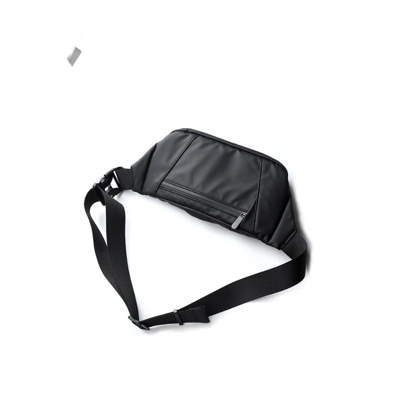 Geantă de umăr pentru bărbați, geantă de piept impermeabilă cu fermoar, geantă de călătorie la modă