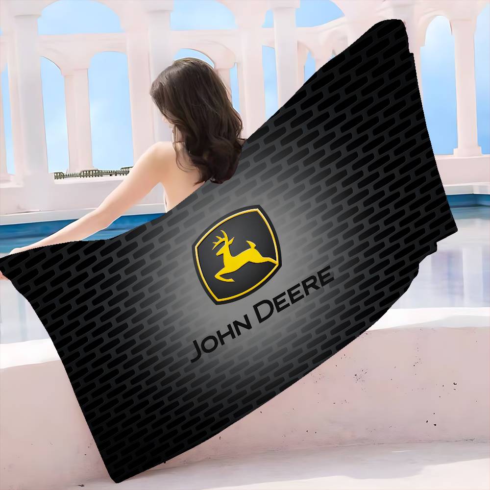 J-John-Logo-Deeres Anime Strandhandtuch Weiches saugfähiges Waschtuch Kindergeschenke für Kinder Reisen Camping Fitnessstudio