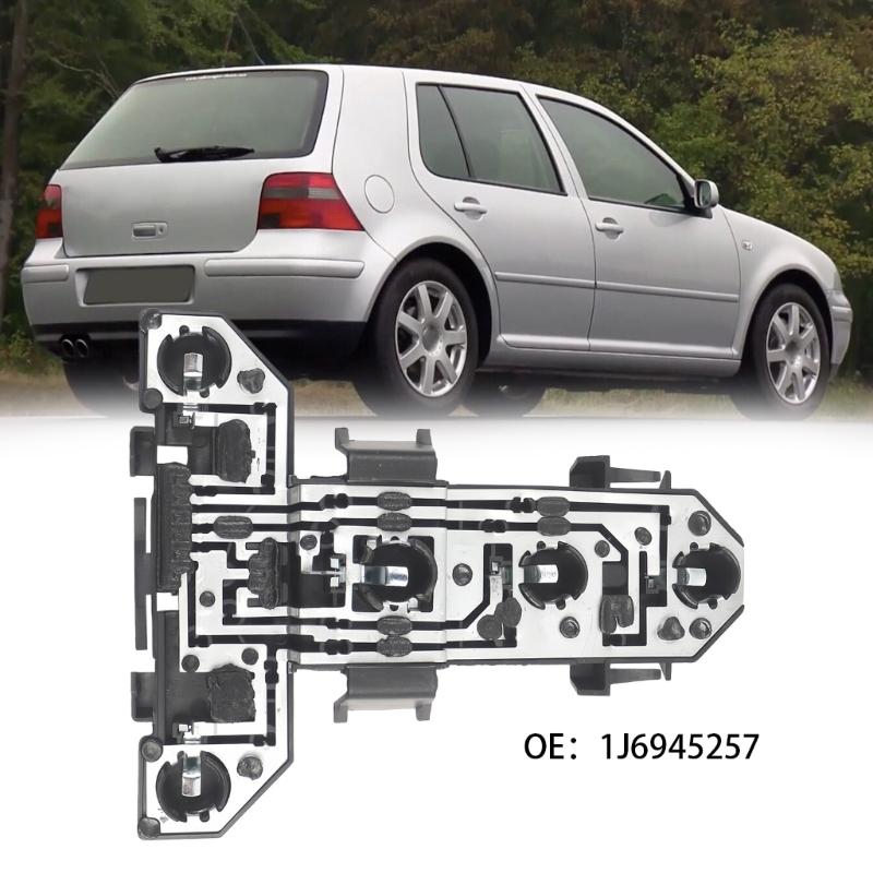 Rear Tail Light Circuit Board for Golf MK4 Hatchback 1998-2005, 1J6945257 Socket Board, No Bulbs Included for Rear Lamp Repair Use