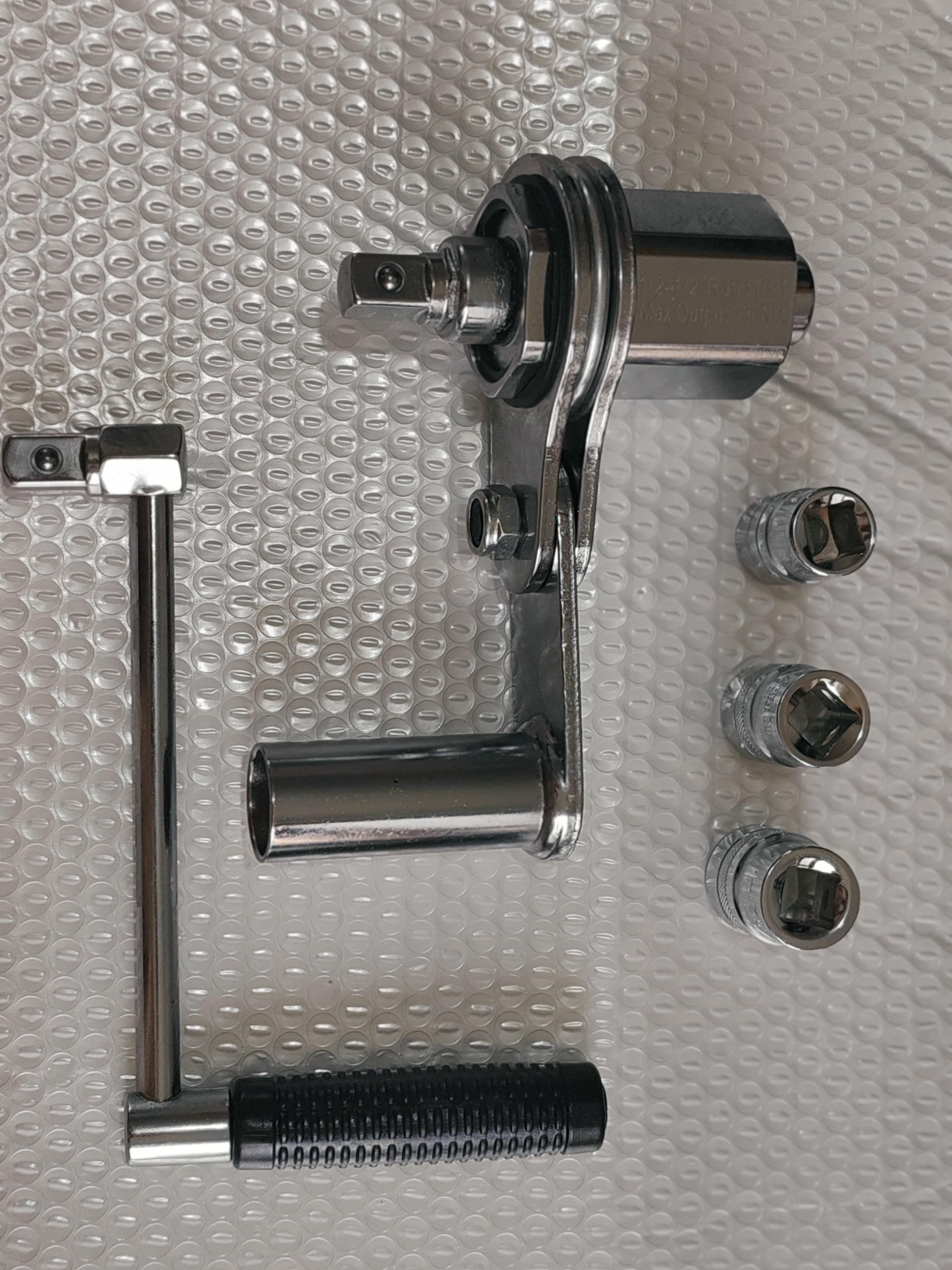 

1 комплект, 1/2 дюйма, мультипликатор крутящего момента, гаечный ключ, съемник гаек, тип разборки автомобильных шин, трудосберегающий гаечный ключ 3200N.M