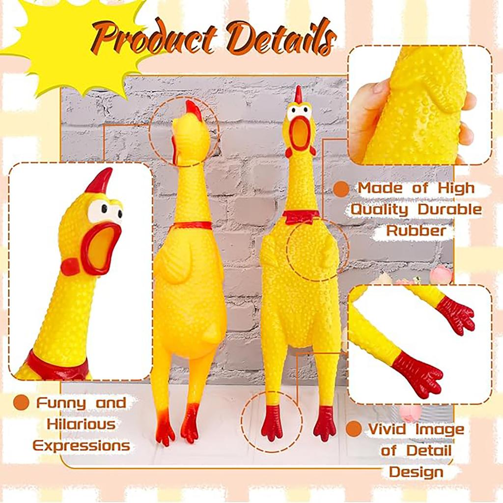 Trick Toys, Funny And Screaming Chicken, Creative And Screaming Chicken Prank Toys