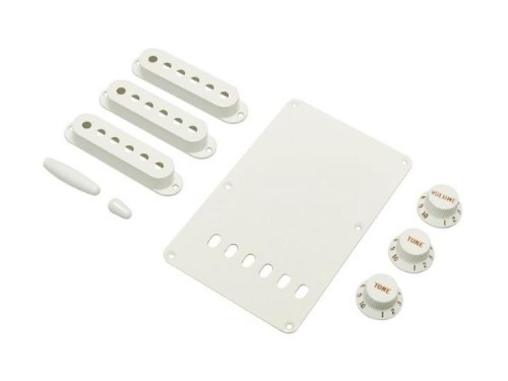 

Fender USA Genuine Parts Fender Stratocaster Accessory Kit White Accessory Kit 991362000 [Item]