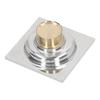Squared Floor Drain Electroplating Metal High Flow Shower Floor Drain with Cover for Bathroom