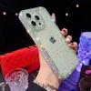 Fashion Glitter Bling Diamond Transparent Soft Case für iPhone 14 15 13 12 11 Pro Xs Max XR X 7 8 Plus SE 2 Klare Silikon-Rückseite