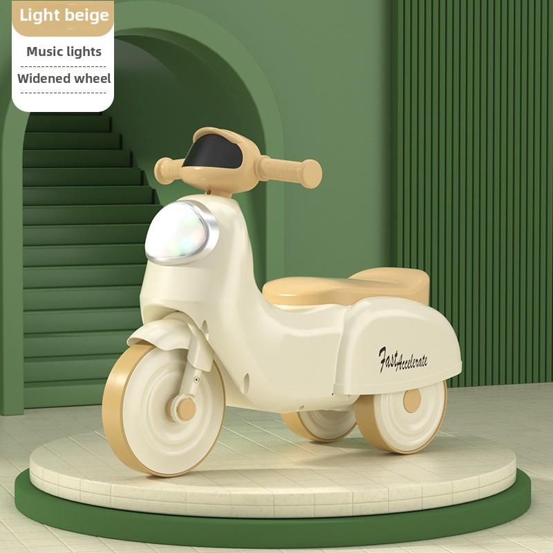 Car Plastic Children'S Toy Car Push Slide Car 1-6 Years Old Music And Lights Children'S Tricycle Foot-Powered Car Baby Yo-Yo