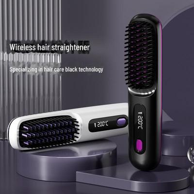 LCD Display Ionic Hair Straightening Comb - Dual-Purpose, Portable Home & Dorm Use