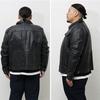 Samdiff Genuine Leather Single or Double Rider Reproduction Size Denim Jacket Style Men's Jacket, Jacket, Leather, 3L,