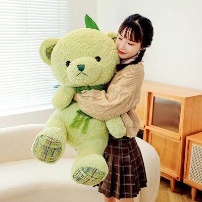 Cute Colorful Bear Doll Plush Toy Girl Bed Sleeping Doll Night Market Stall Doll