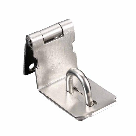 

3Inch/4Inch/5Inch Hasp Corrosion-resistan Sturdy 201 Stainless Steel Right-angle Hardware Door Latch for Hotel 3Inch