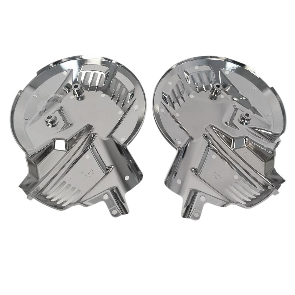 1Set Motorcycle Chrome Front Brake Rotor Disc Covers Trim For Honda Goldwing GL1500 1988-2000 Front Rotor Disc Shells kit