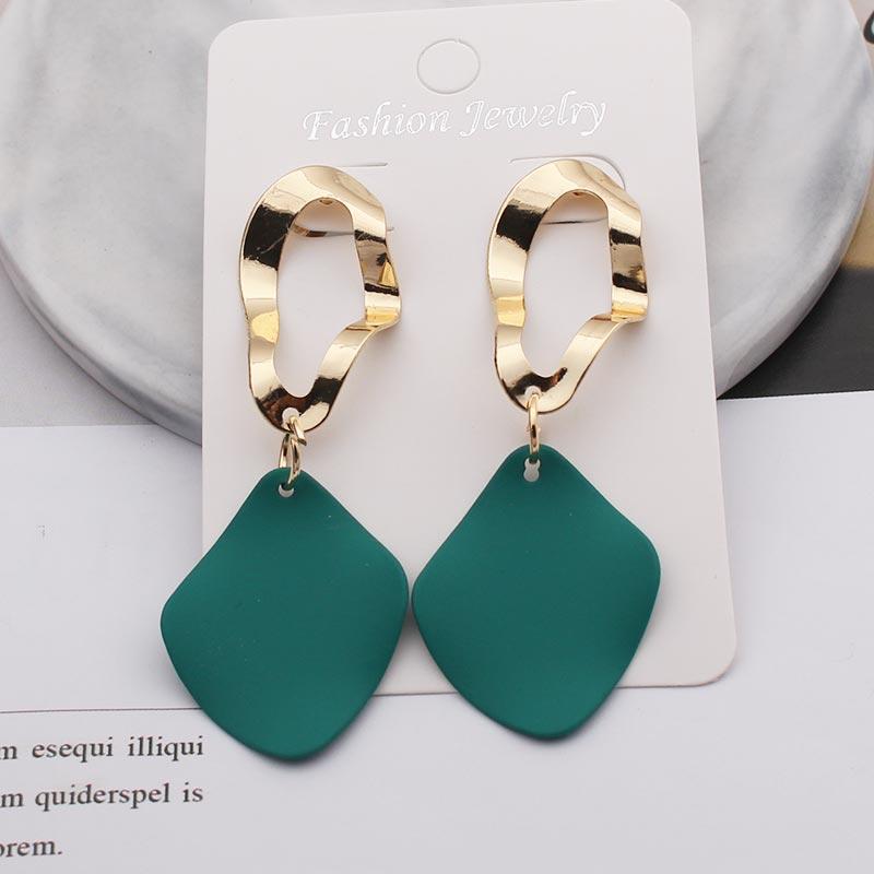 Orecchini Statement Vintage Retrò 2019 Bianchi Geometrici Lunghi Pendenti per Donne Matrimonio Festa Regalo di Natale Ingrosso