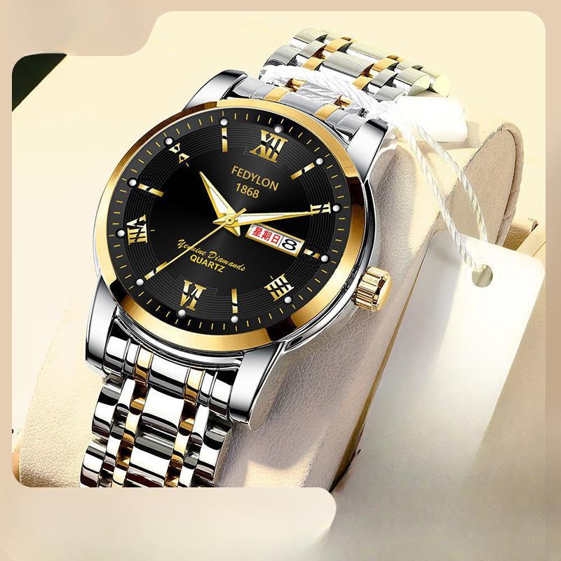 

Мужские часы водонепроницаемые модные стальной ремень повседневные модные автоматические механические кварцевые часы деловые часы minimum