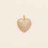 European and American DIY handmade small pendant accessories, heart-shaped horseshoe pendant, gold-plated color preservation