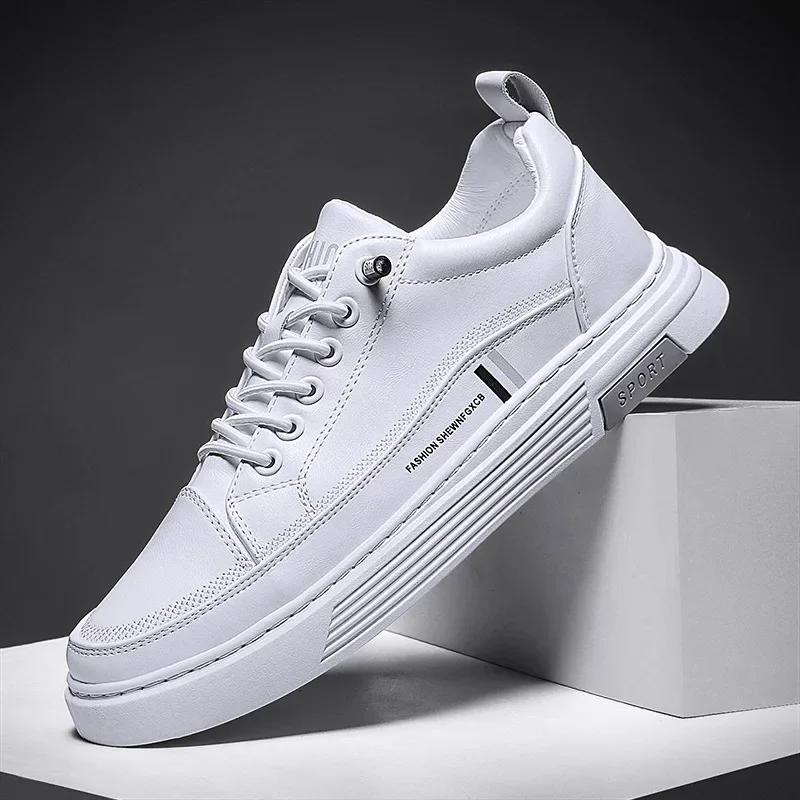 

Модная универсальная мужская обувь весна-осень новые мужские кроссовки простые на толстой подошве мужские повседневные туфли удобные дышащие одинарные туфли 39