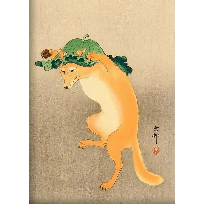 Vintage Japan Exhibition Canvas Painting Yayoi Kusama Poster Print Katsushika Hokusai Wall Art Picture Living Room Home Decor