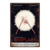 Classic Movie Metal Poster Decor Plates Vintage Metal Tin Plaque Poster for Pub Bar Wall Art Man Cave Decorative Plates Decor