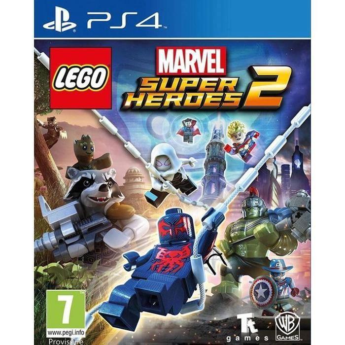 Jeu vidéo - lego - marvel super heroes 2 - ps4 - couleur principale: noir