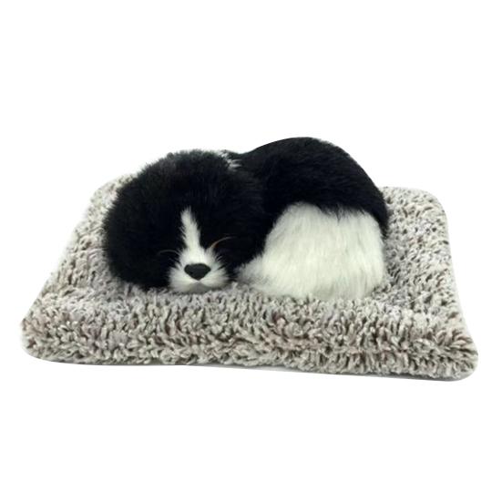 Plush Simulation Cat Home Car Stuffed Toy Embedded Decor Bamboo Charcoal Bag