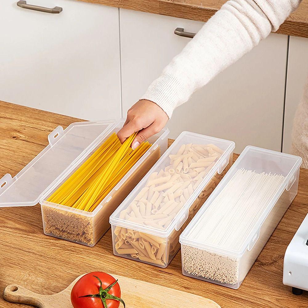 1Pcs Multi-grain Spice Noodle Storage Box Plastic Food Preservation Box Refrigerator Sealed Case