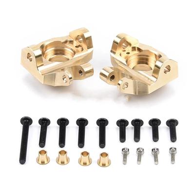 2Pcs Brass AR44 Steering Knuckle For Car 1/10 RC Crawler Axial SCX10 II 90046