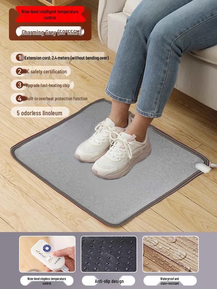 Elektrische Fußheizmatte: Büro-Heizmatte für Damen