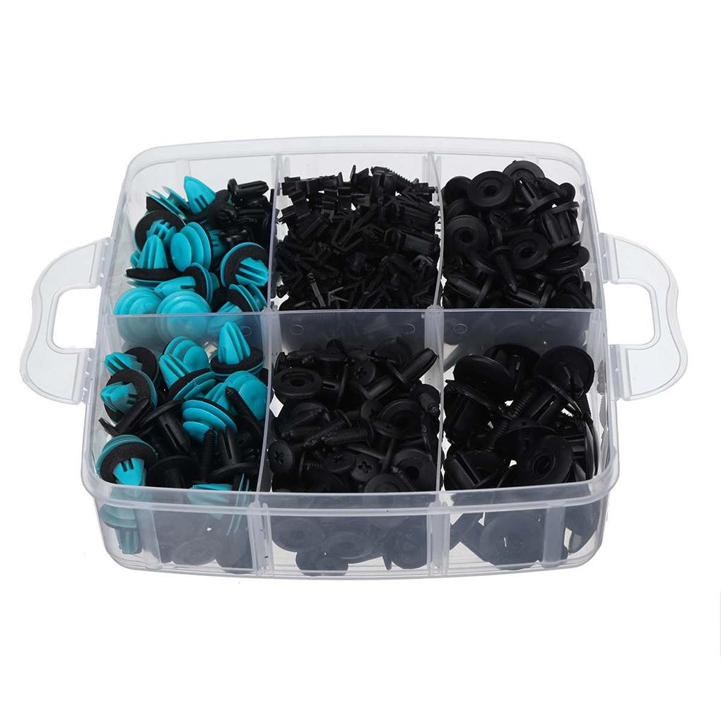 Pack of 635 Car Retainer Clips Fasteners Automotive Rivets Screwdriver Repair Kit Parts for Fender Door Trim Panel