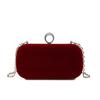 Black Velvet Handbag for Women 2025 Vip Designer Luxury Bags Evening Party Purse and Crossbody Shoulder Clutch Wallets