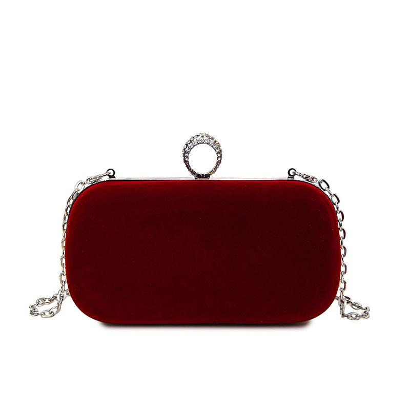 Black Velvet Handbag for Women 2025 Vip Designer Luxury Bags Evening Party Purse and Crossbody Shoulder Clutch Wallets
