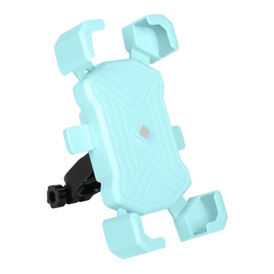 Fietstelefoonhouder Schokbestendige bevestigingsclip met antislip vier klauwen Klemarm Elektrische fiets Mobiele telefoonhouder Navigatiesteunbeugel