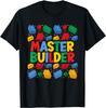 Tričko Brick Builder Funny Blocks Master Builder Streetwear Pánské oblečení Topy Vintage tričko Camisetas