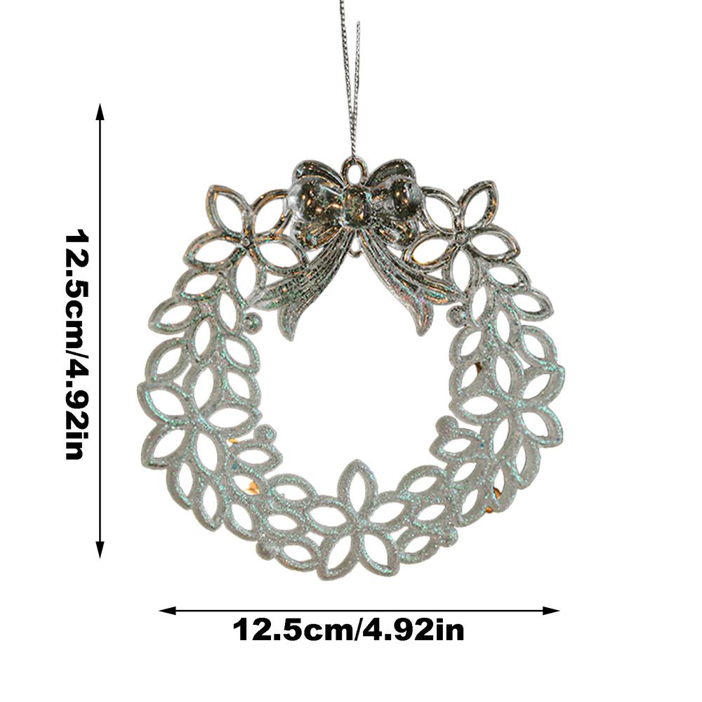 

White Ornaments for Christmas Tree Glitter White Decorations Christmas Wonderland Decorations Winter Parties Decorations Indoors Other
