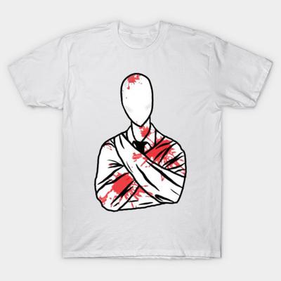 T Shirt Women Slenderman Straightjacket Harajuku Print Kawaii Tshirt Summer Short Sleeve Female T-Shirt Top Tee
