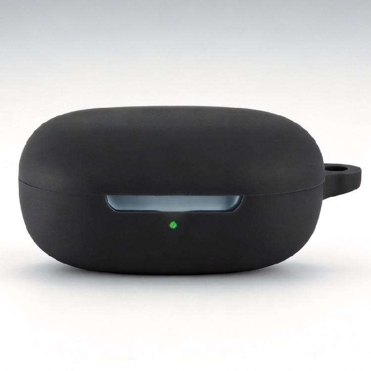 Protective Earbud Charging Case Cover for Air 2 with Flexible Silicone Construction, Toolless Installation, Lid Access, and Carabiner