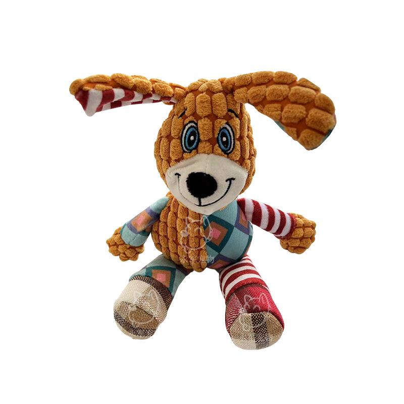 Cute Blue Elephant Plush Squeaky Dog Toy – Soft Interactive Puppy Chew Boredom Buster Toy
