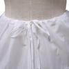 White Flower Girl Dress with Two-Layer Steel-Lined Puffy Skirt for Performances