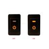1PC Orange LED Light Modified Key Power On Off Front Fog Lamp DRL Mirror Switch Button With Wire For Nissan Patrol Y60 Paladin Switches4