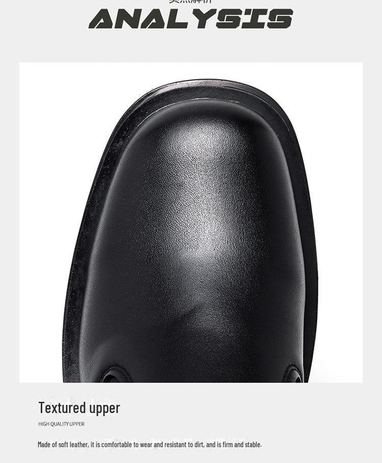 Pánské módní kotníkové boty s kulatou špičkou a vysokým svrškem 70181-R podzim 2024