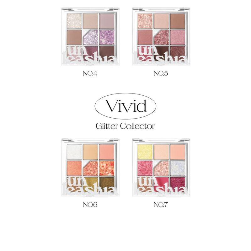 UNLEASHIA - Glitterpedia Eye Palette - 7 Types