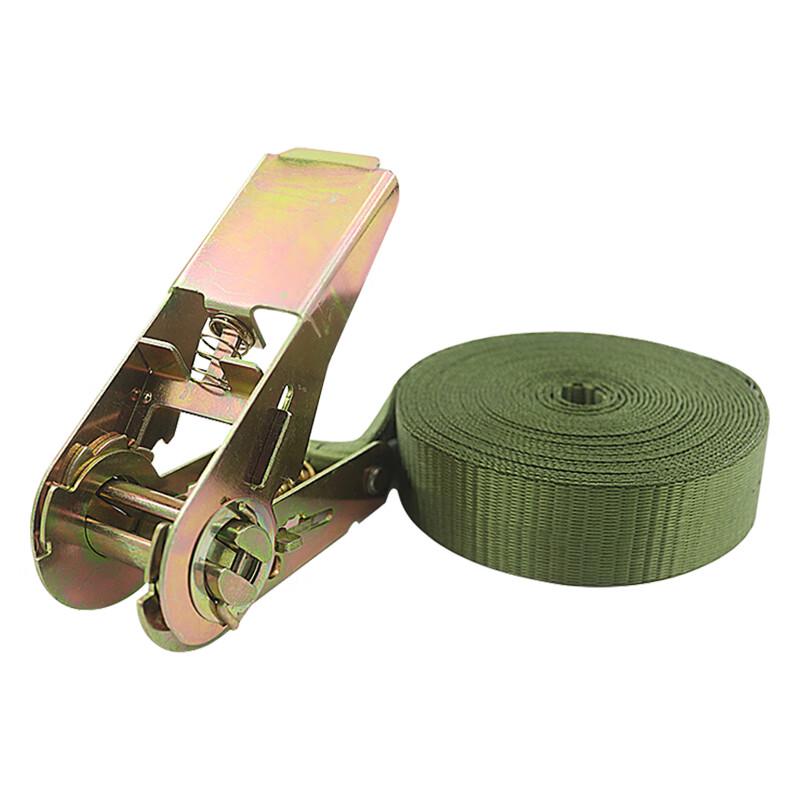 JGL201 Hook-less Military Green Ratchet Tie-Down Strap